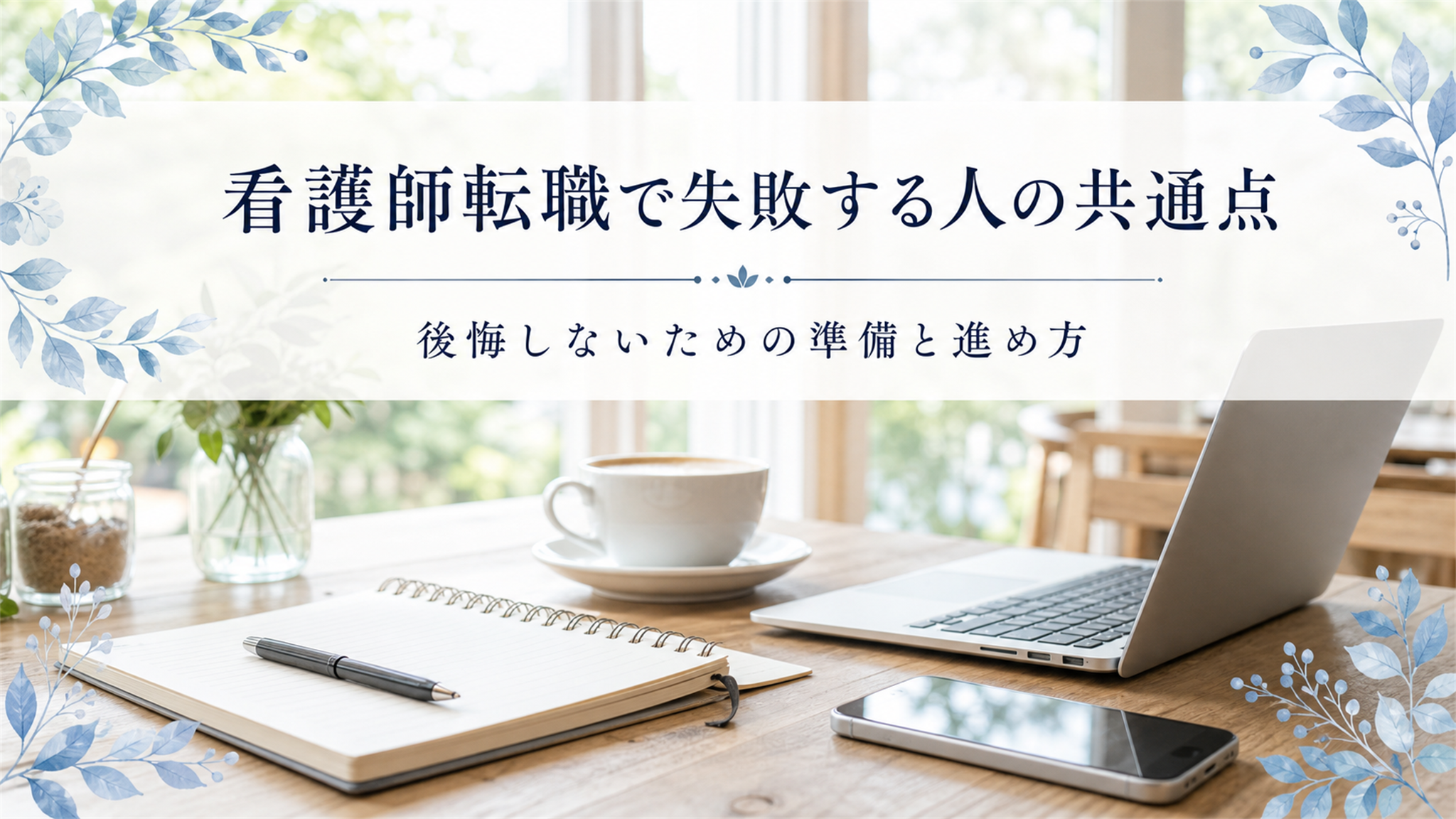 看護師転職で失敗する人の共通点｜後悔しないための準備と進め方