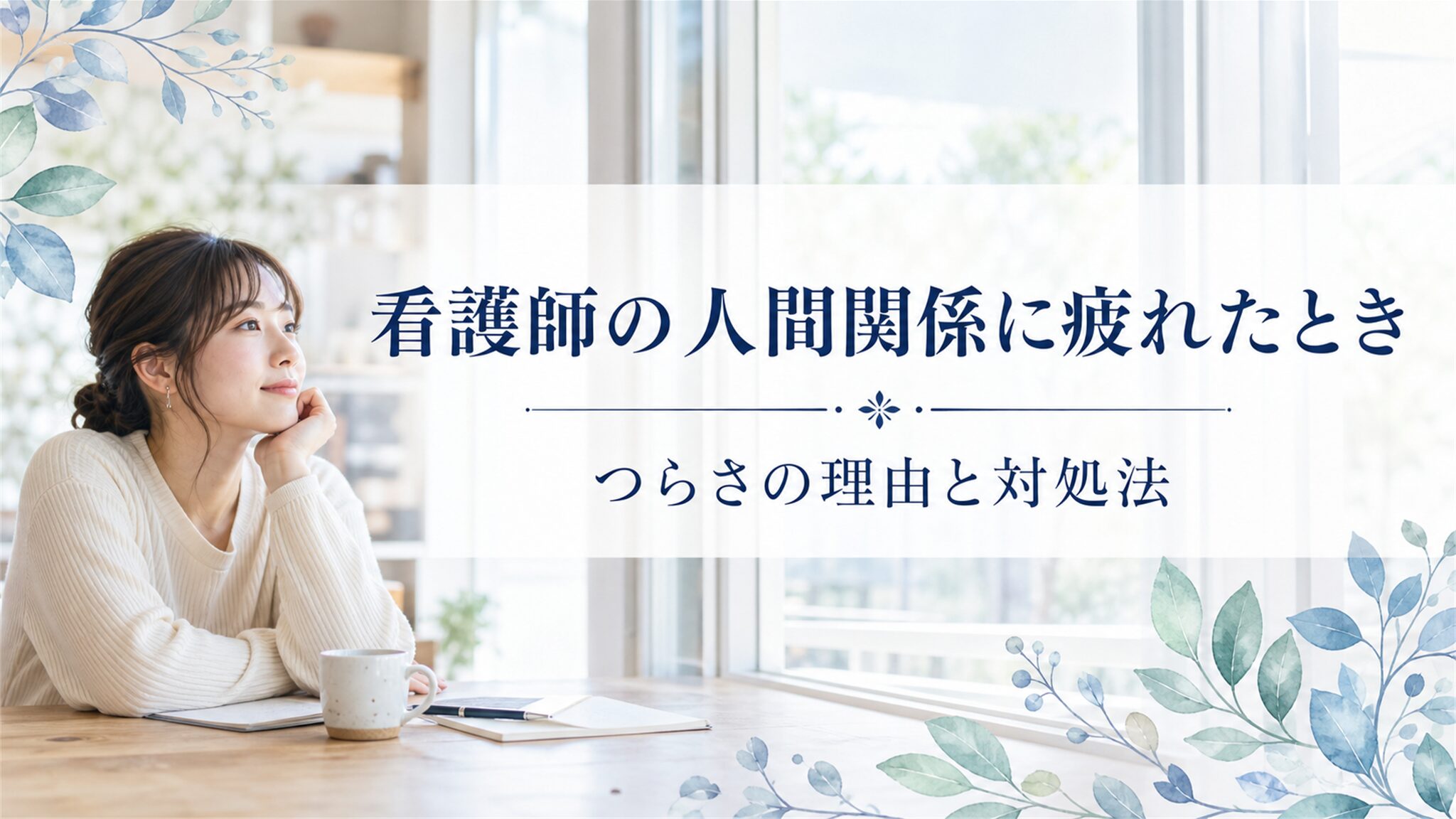 看護師の人間関係に疲れたときの考え方と対処法