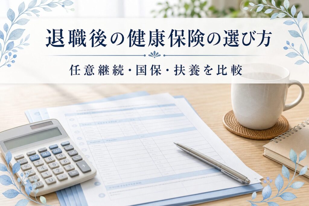 看護師の退職後の健康保険の選び方
