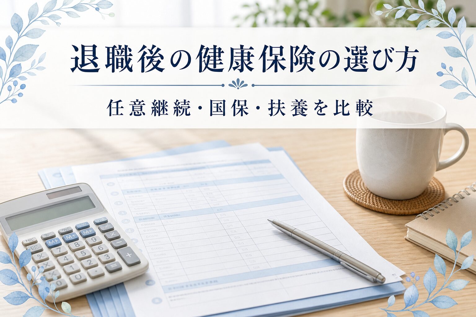 看護師の退職後の健康保険の選び方