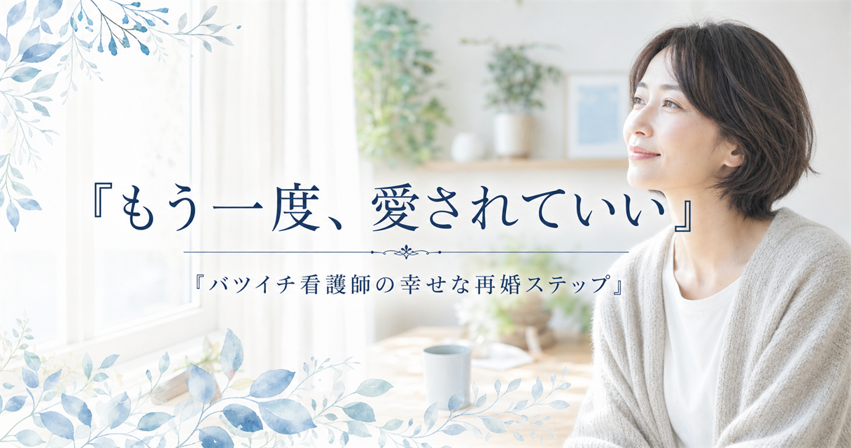 もう一度、愛されていい｜バツイチ看護師の幸せな再婚ステップ