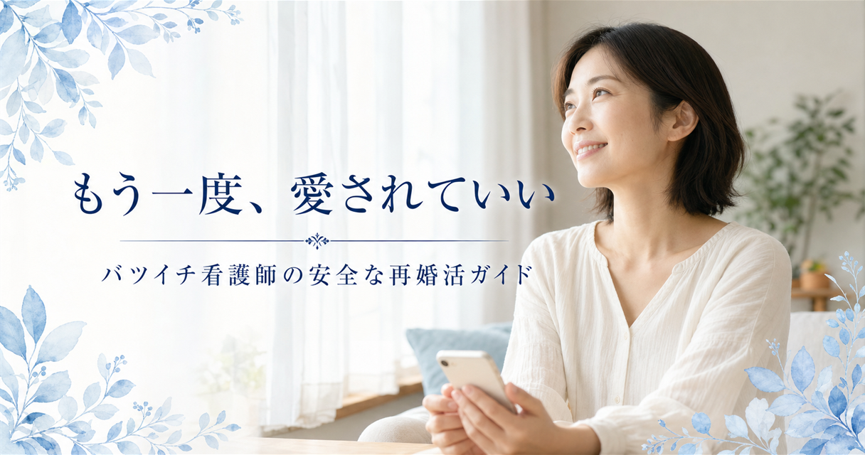 もう一度、愛されていい｜バツイチ看護師の安全な再婚活ガイド