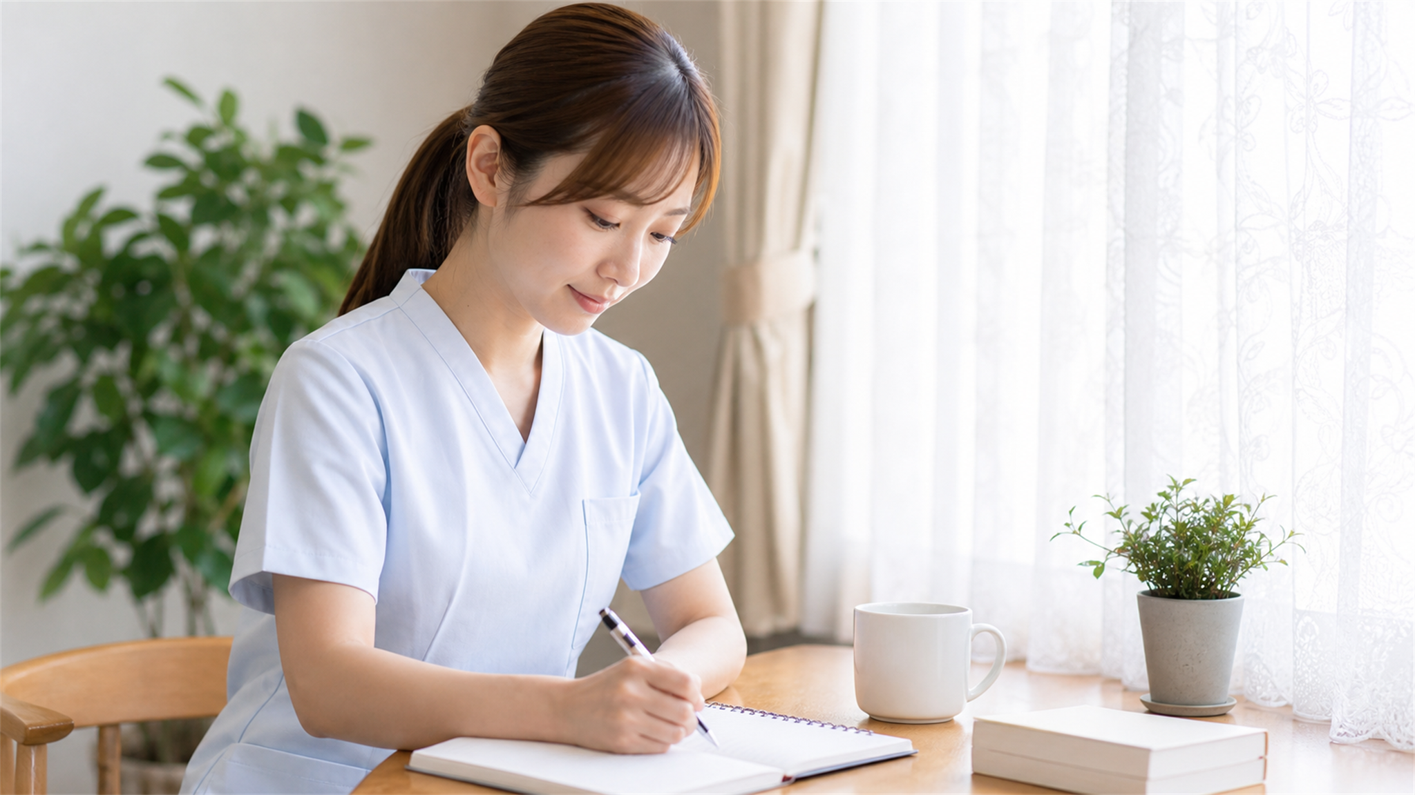 退職を伝える準備をする看護師