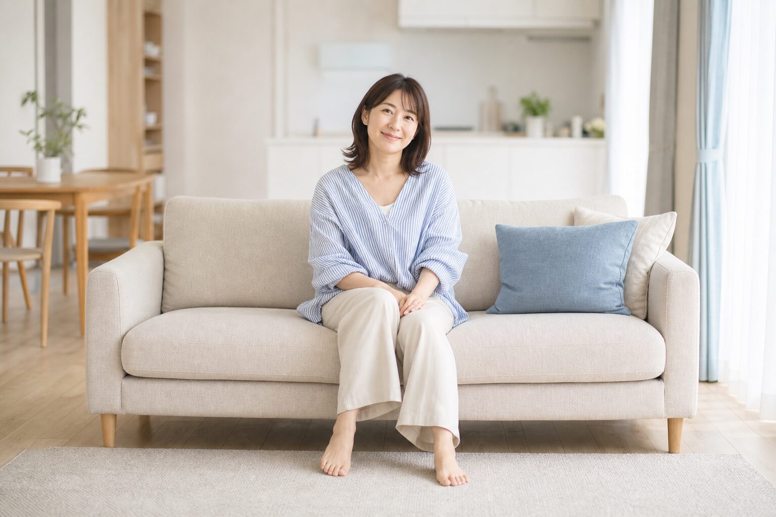 穏やかで幸せな再婚後の温かい時間