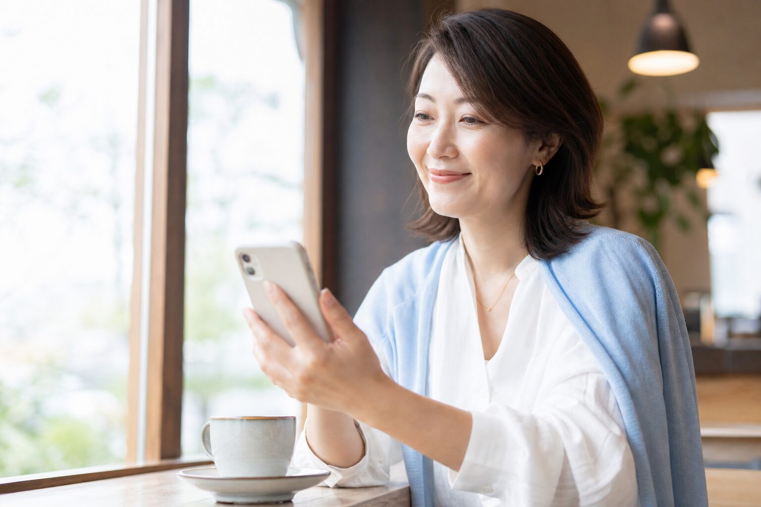 前向きに一歩を踏み出す40代の看護師