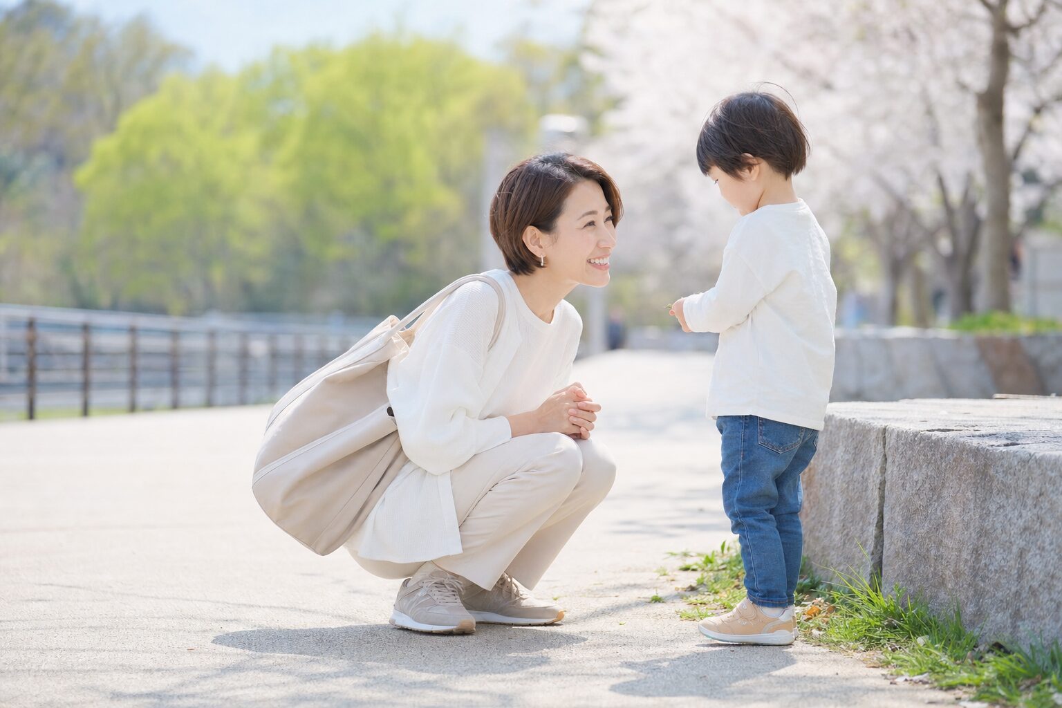 子どもと穏やかに過ごすシングルマザー看護師